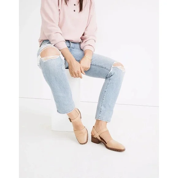 Madewell The Claudie Lugsole Mary Jane in Earthen Sand, Size 11